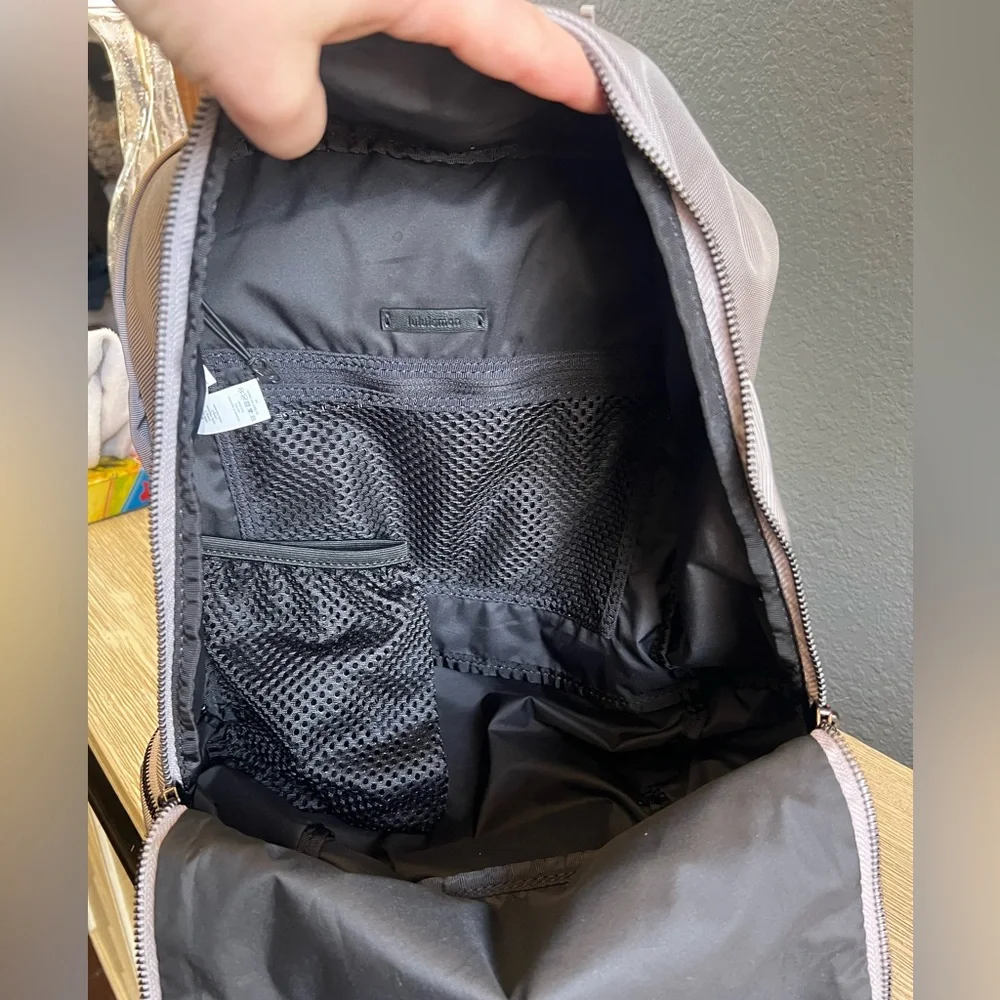 LIKE NEW!!! lululemon athletica Gray Backpack